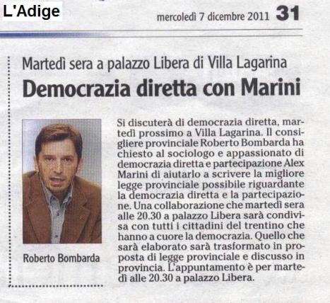 13 dicembre palazzo Libera a Villa Lagarina