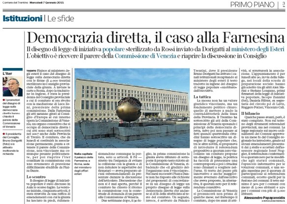 20150107_dem dir_il caso alla Farnesina