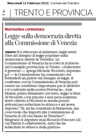 20150211_dem dir Commissione di Venezia