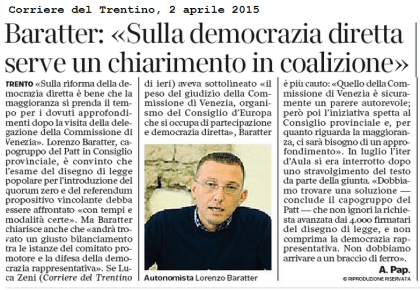 20150402_Baratter_sulla democrazia diretta serve un chiarimento