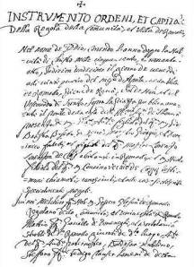 Carta di regola di Fiavè