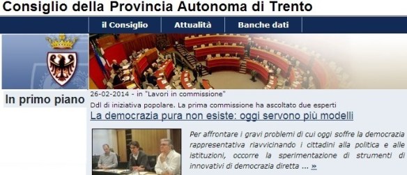 Consiglio Provincia Trento