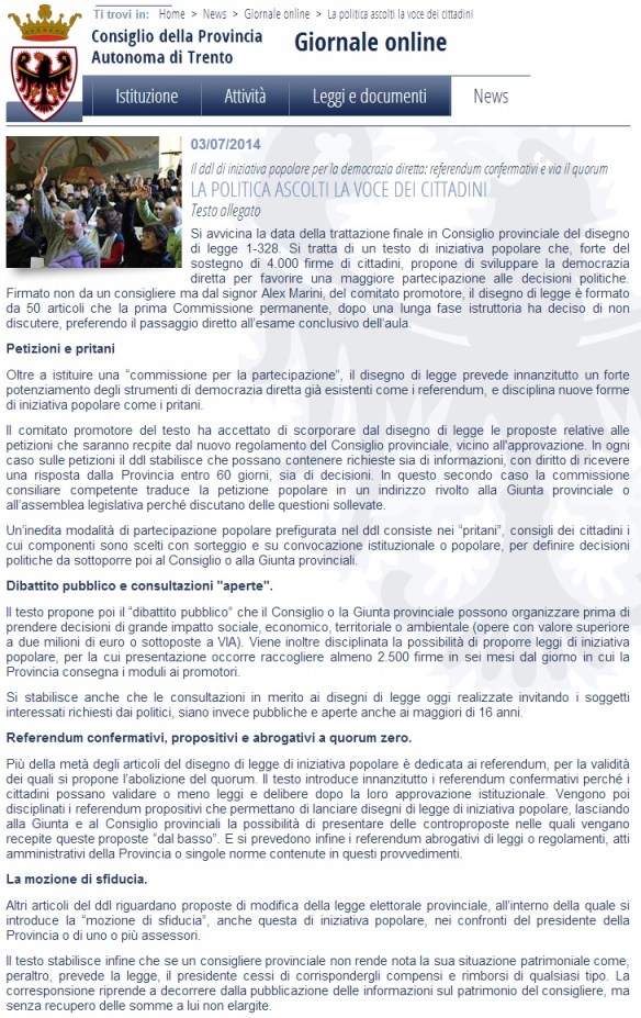 la politica ascolti la voce dei cittadini