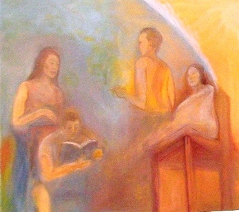 "The readers" by Art de la Meuse