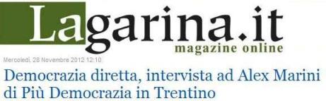 intervista Alex Lagarina