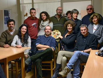 Associazione Banca del Tempo - seduta in centro la presidente Angelina Pisoni