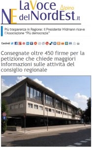 20161118_consegnata-petizione-vocenordest