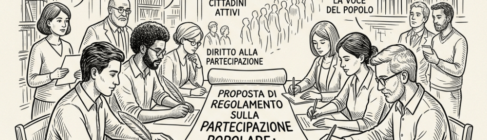 Società civile elabora un regolamento partecipativo